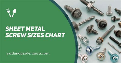 sheet metal screw sizes chart